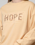 EMBOSSED SWEATSHIRT