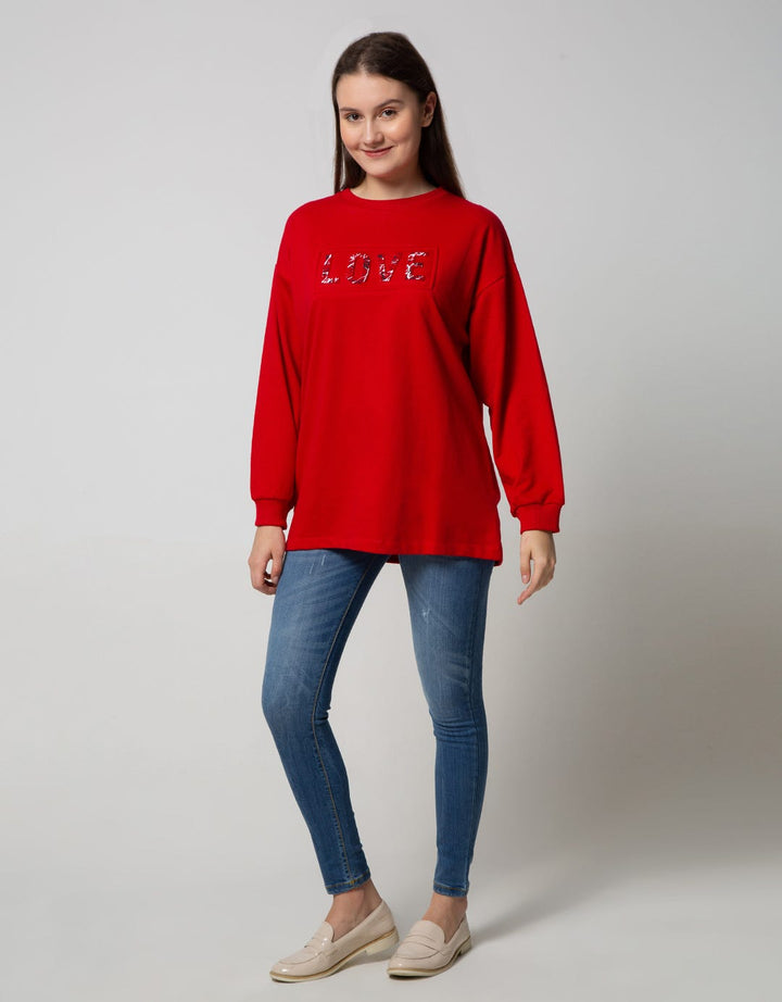 Nevada Sweatshirt Embossed Love