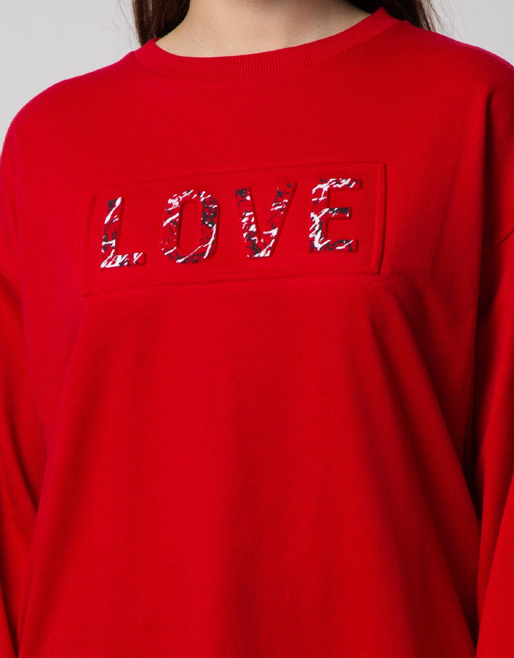 Nevada Sweatshirt Embossed Love