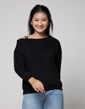 Nevada Sweatshirt Off Shoulder WithTwill Tape