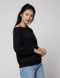 Nevada Sweatshirt Off Shoulder WithTwill Tape