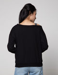 Nevada Sweatshirt Off Shoulder WithTwill Tape
