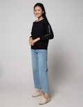 Nevada Sweatshirt Off Shoulder WithTwill Tape