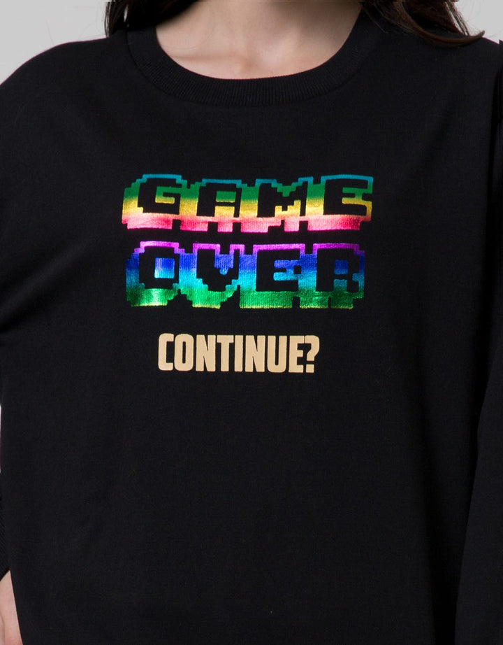 Nevada Sweatshirt Solid Foil Game Over