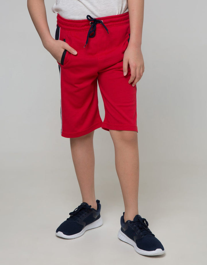 Nevada Kids Short Pants Knit Side Block