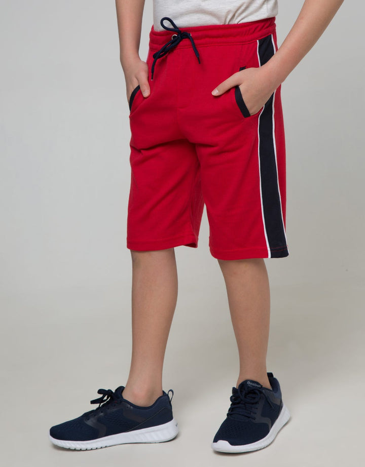 Nevada Kids Short Pants Knit Side Block