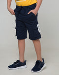 Nevada Kids Short Pants Knit Bottom Cargo Pocket