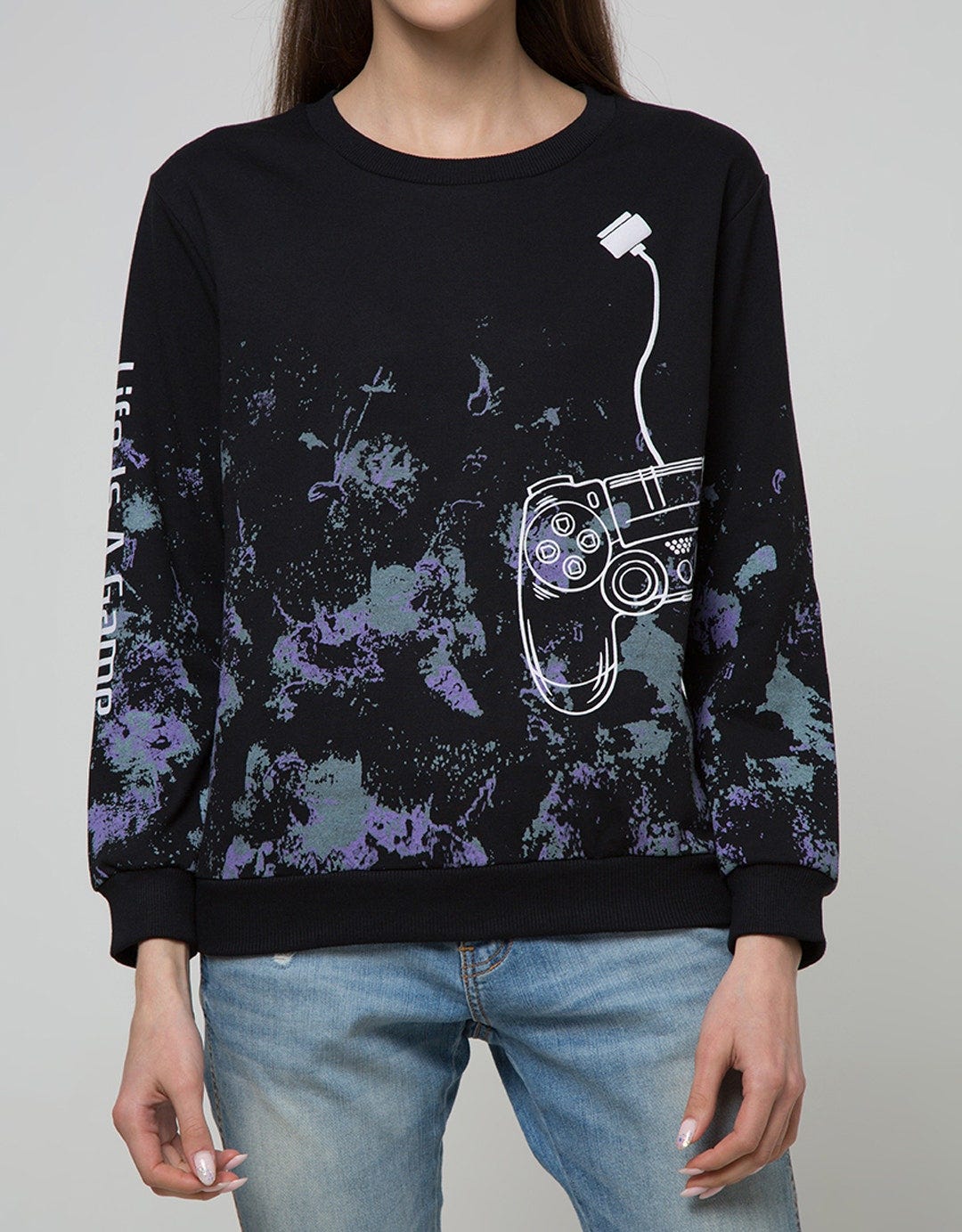Nevada Sweatshirt Prt Stick Game Splash