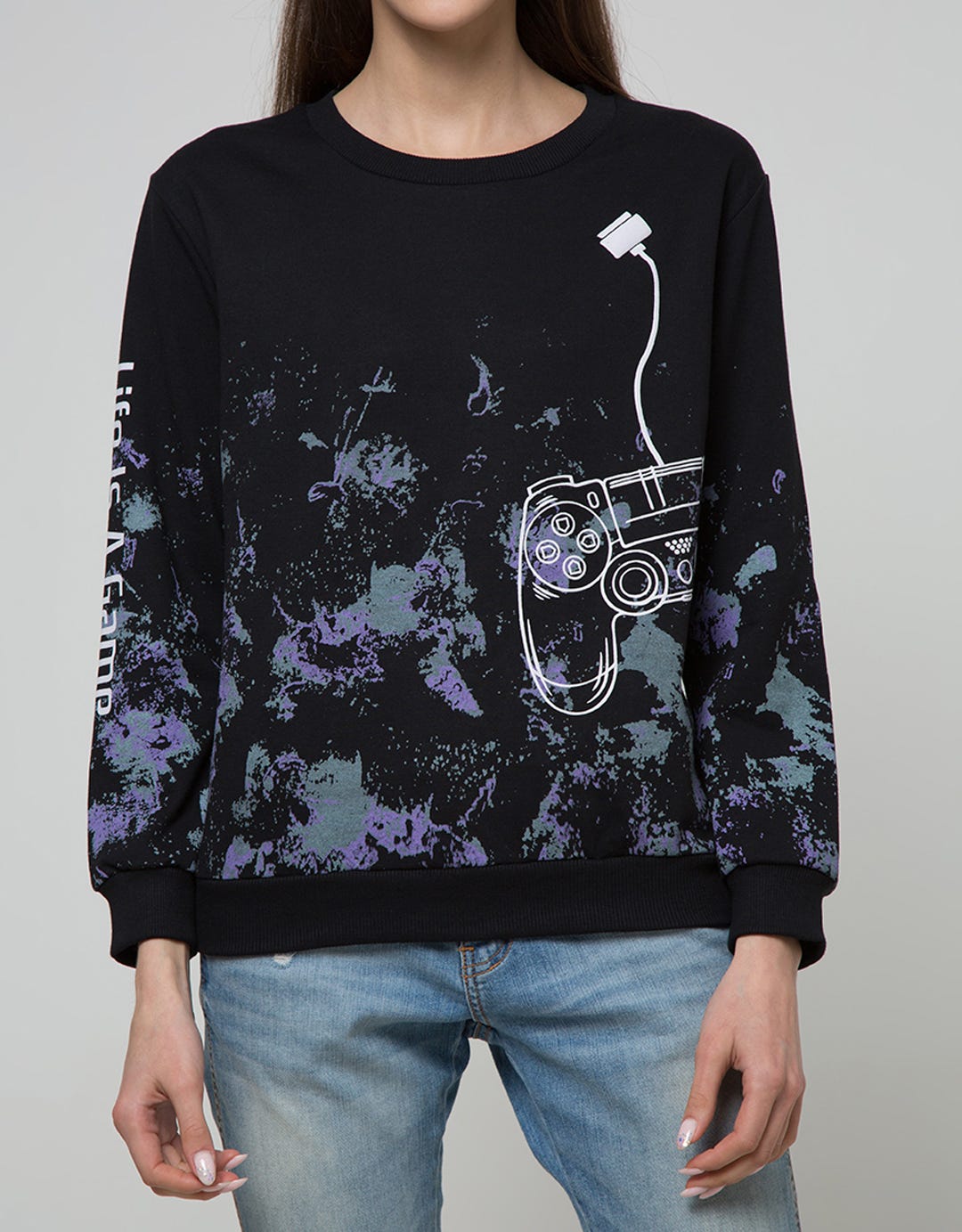 Nevada Sweatshirt Prt Stick Game Splash