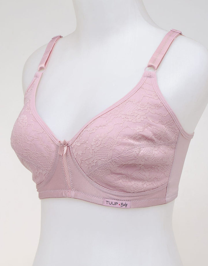 Tulip Sexy Lace Non Wire Bra Wanita
