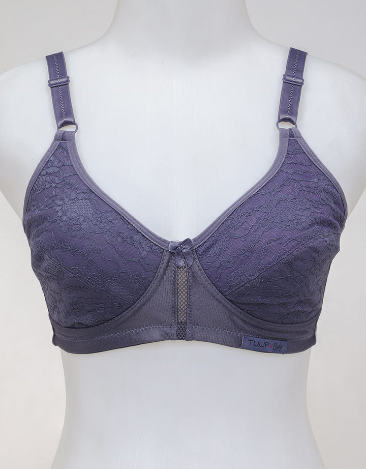 Tulip Sexy Lace Non Wire Bra Cute Wanita