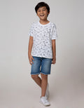 DENIM SHORTS RUBBER L
