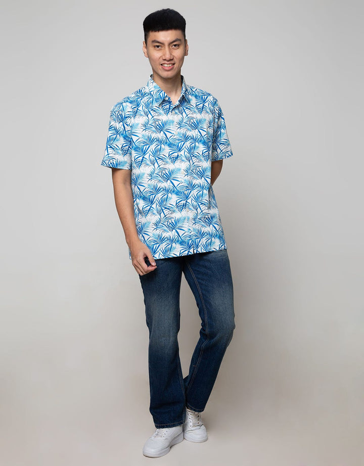 Crocodile Kemeja Motif Print