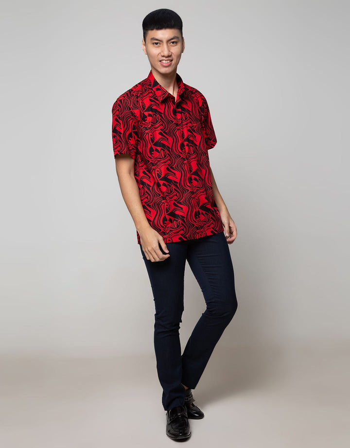 Crocodile Motif Shirt