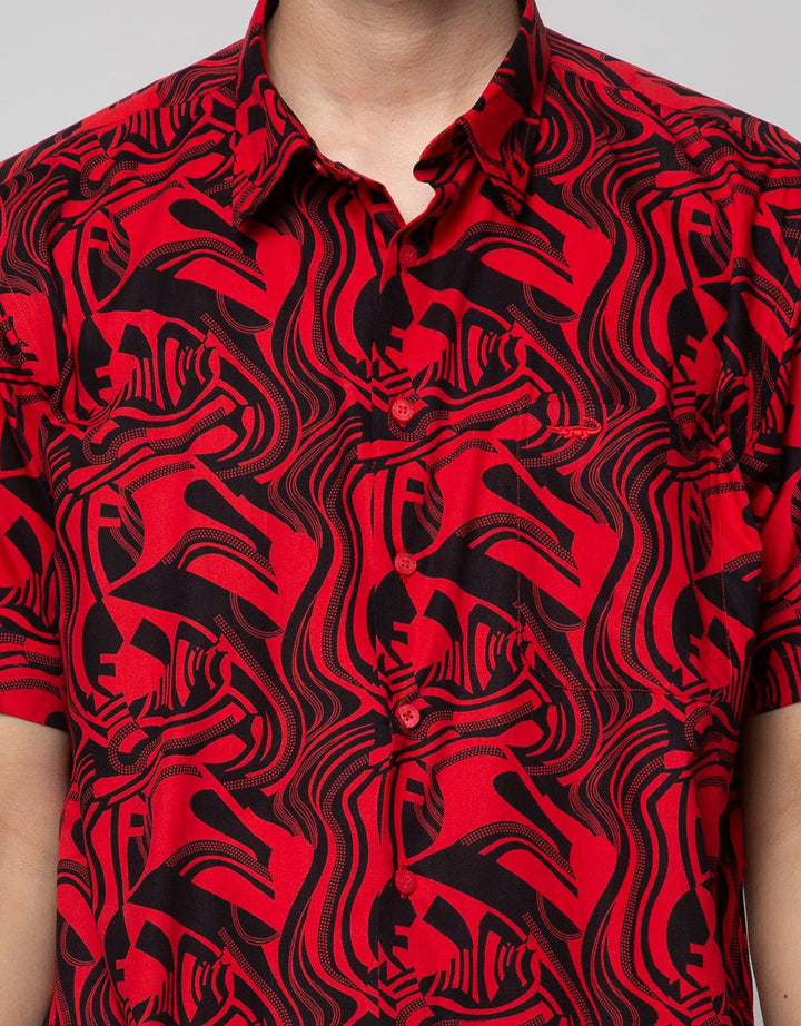 Crocodile Motif Shirt