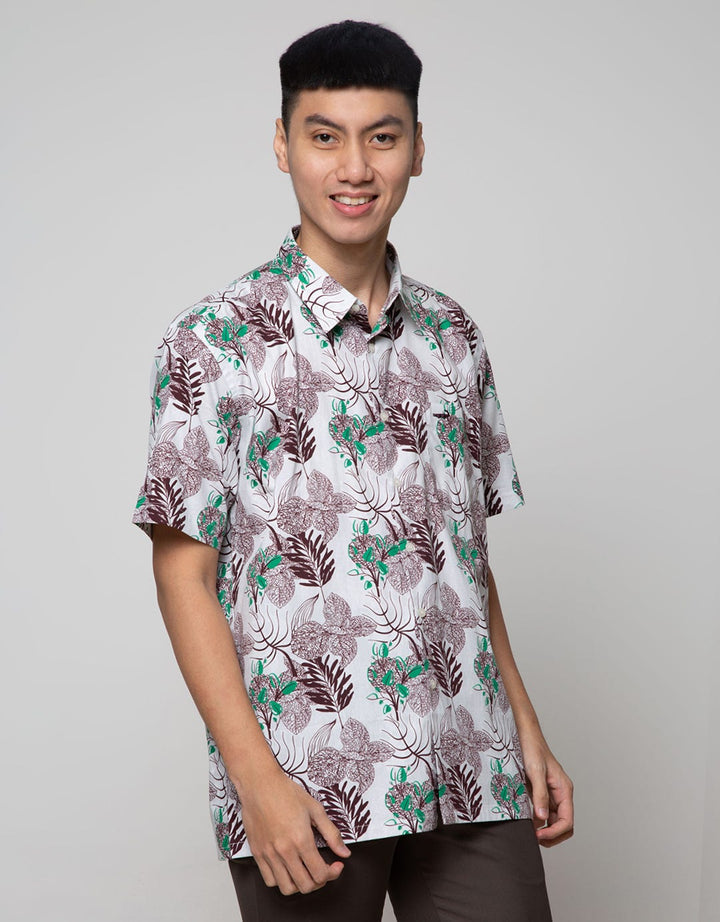 Crocodile Kemeja Print Cubes