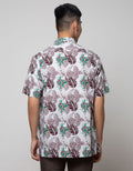 Crocodile Kemeja Print Cubes