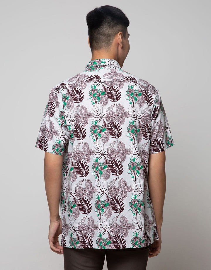 Crocodile Kemeja Print Cubes