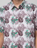 Crocodile Kemeja Print Cubes