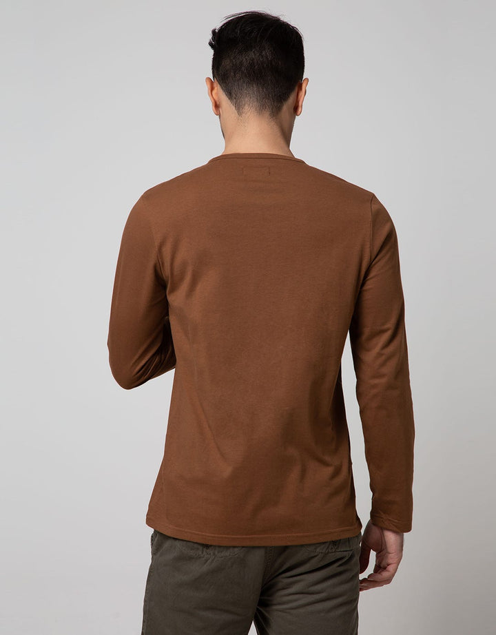 Men's Top Lillac Henley Shirt
