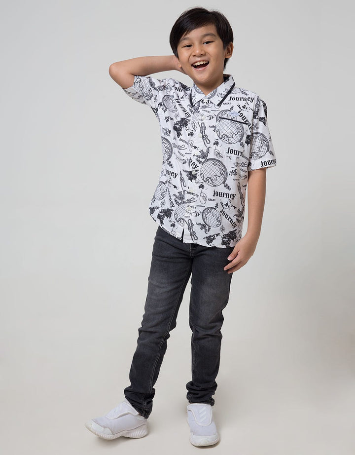 Pingu Journey Kids Short Shirt