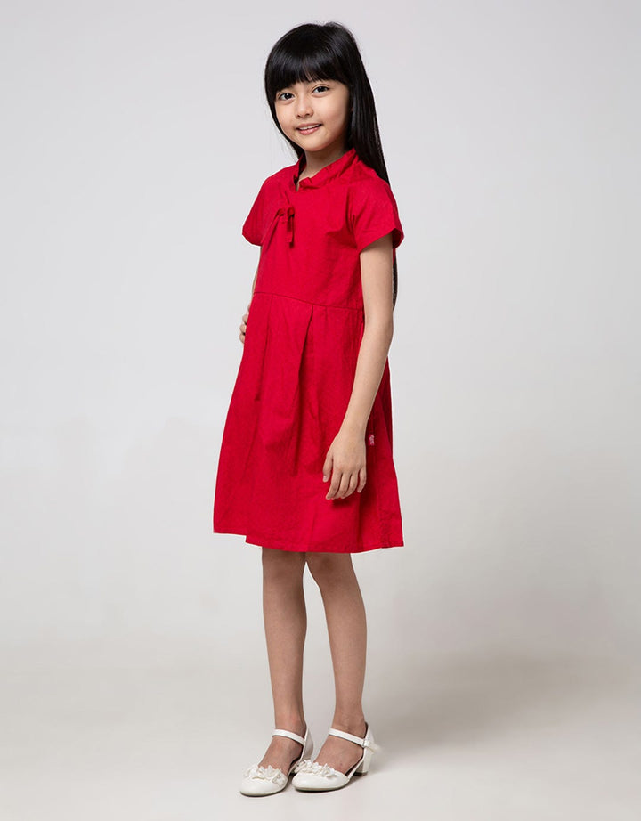 Pingu Plain Look Dress for Girls