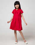 Pingu Plain Look Dress for Girls