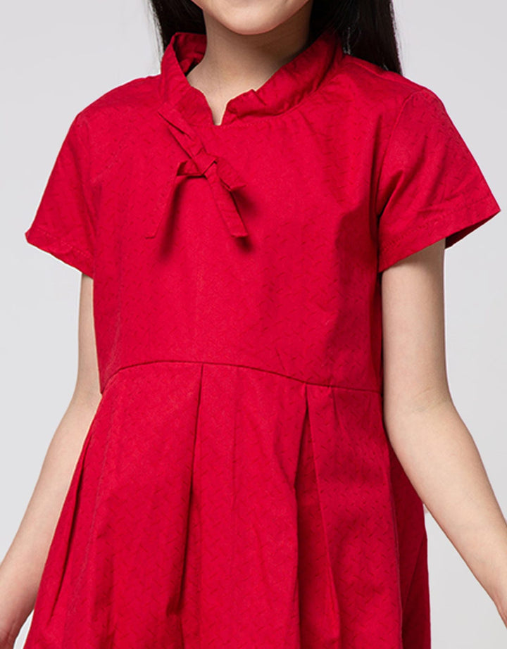 Pingu Plain Look Dress for Girls