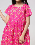 Pingu Moon Short Sleeve Dress for Girls