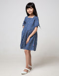 Pingu Moon Dress Anak Perempuan