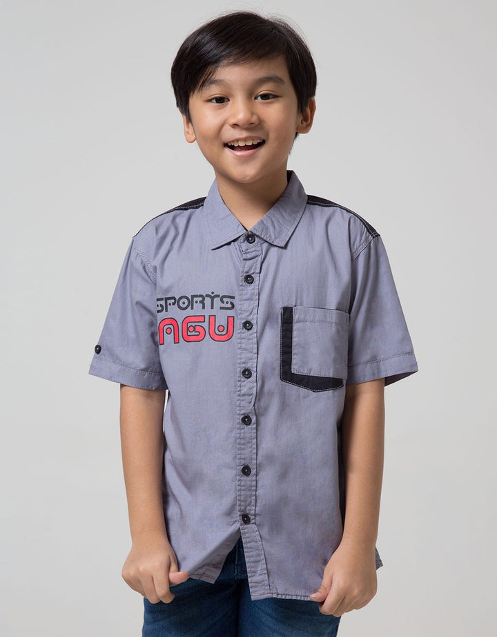 Pingu Club Kemeja Pendek Anak Laki-Laki