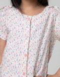 Pingu Short Sleeve Dress Flamingo Print