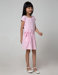 Pingu Short Sleeve Drawstring Dress