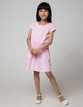 Pingu Short Sleeve Drawstring Dress