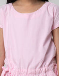 Pingu Short Sleeve Drawstring Dress