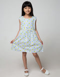 Pingu Lemon Stripe Dress for Girls