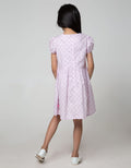 Pingu Cat Ribbon Dress Anak Perempuan