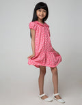 Pingu Floral Short Sleeve Dress