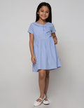 Pingu Short Sleeve Plain Dress