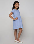 Pingu Short Sleeve Plain Dress