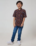 Pingu Random Motif Short Shirt for Kids