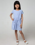 Pingu Short Sleeve Drawstring Dress
