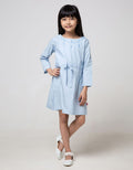 Penguin Embroidered Dress for Girls