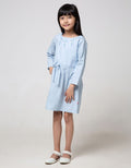 Penguin Embroidered Dress for Girls