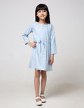 Penguin Embroidered Dress for Girls