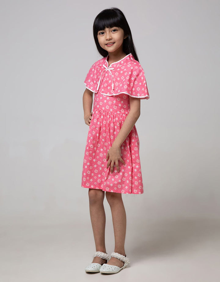 Pingu Flower Layer Dress for Girls