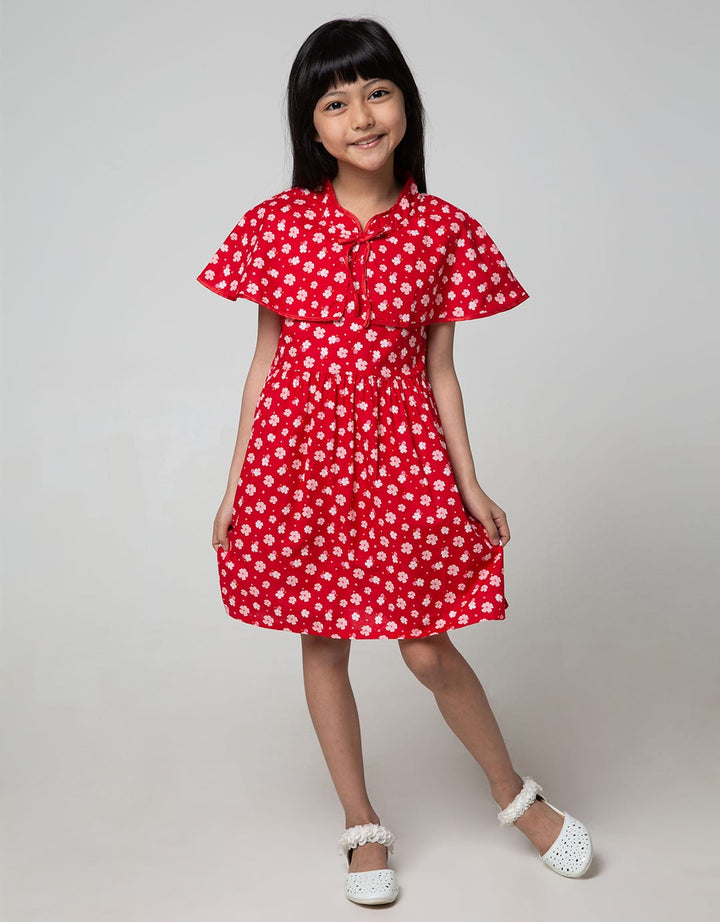 Pingu Flower Layer Dress for Girls