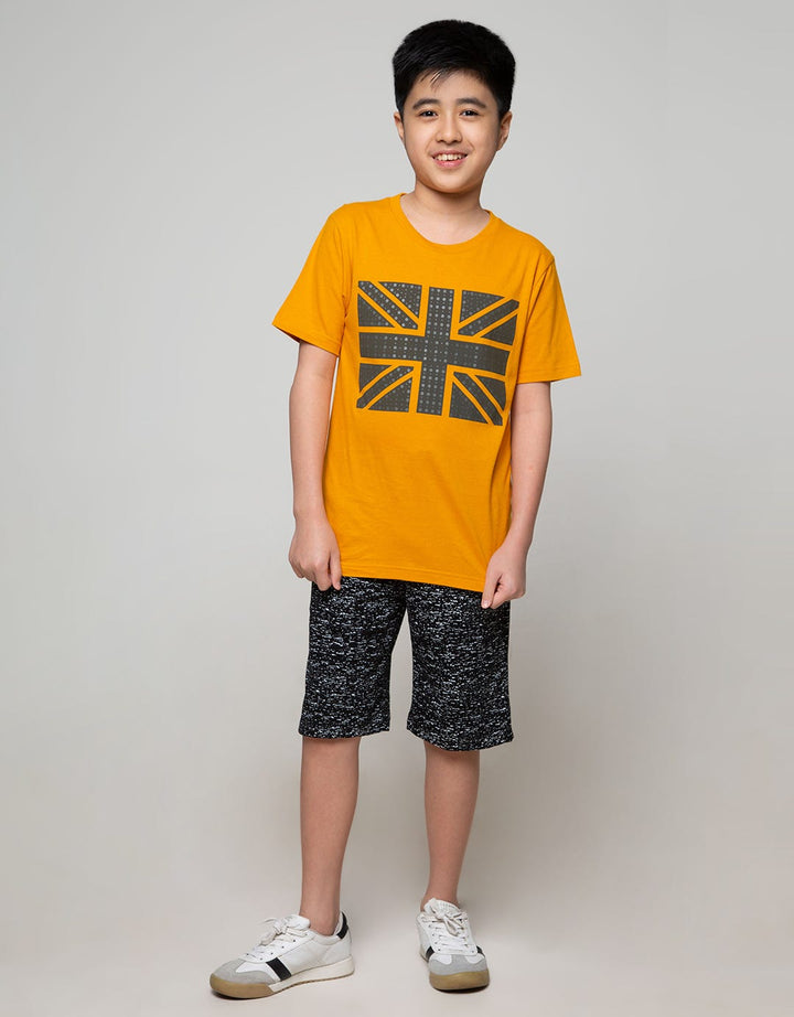 Nevada Short Sleeve T-Shirt Basic Flag