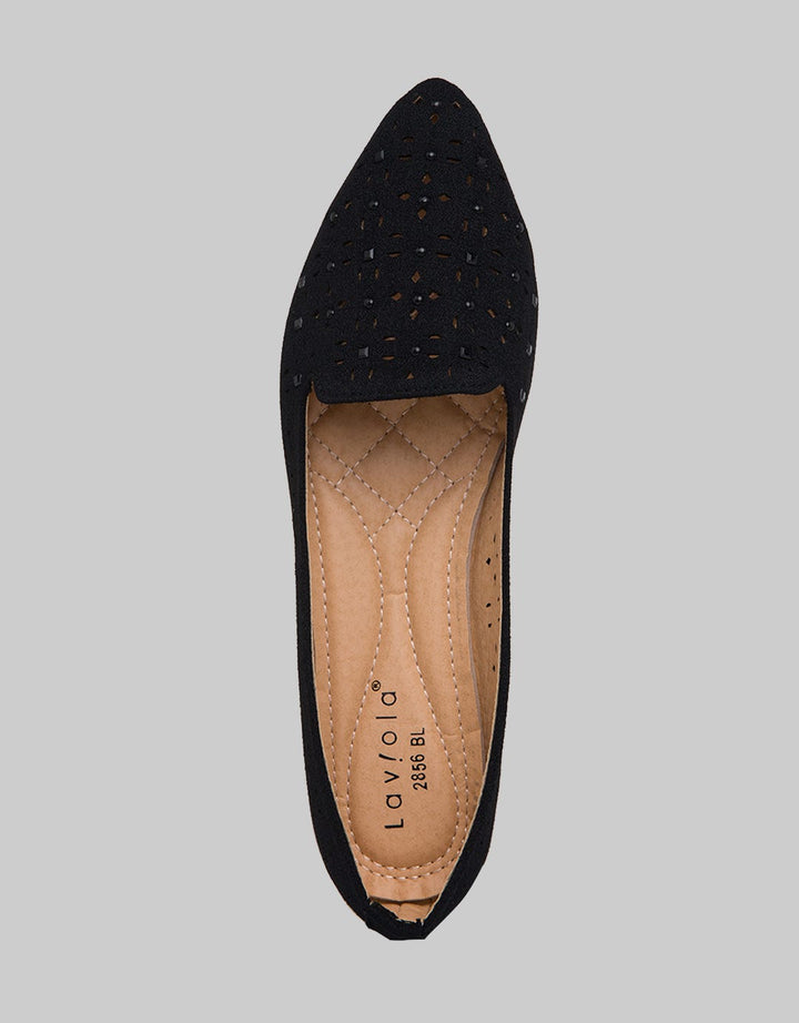 Laviola Laser Cut Casual Shoes Wanita