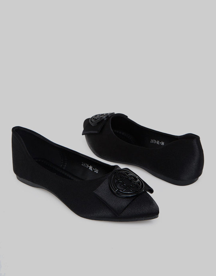 Laviola Pointed Toe With Ban Flat Shoes Wanita